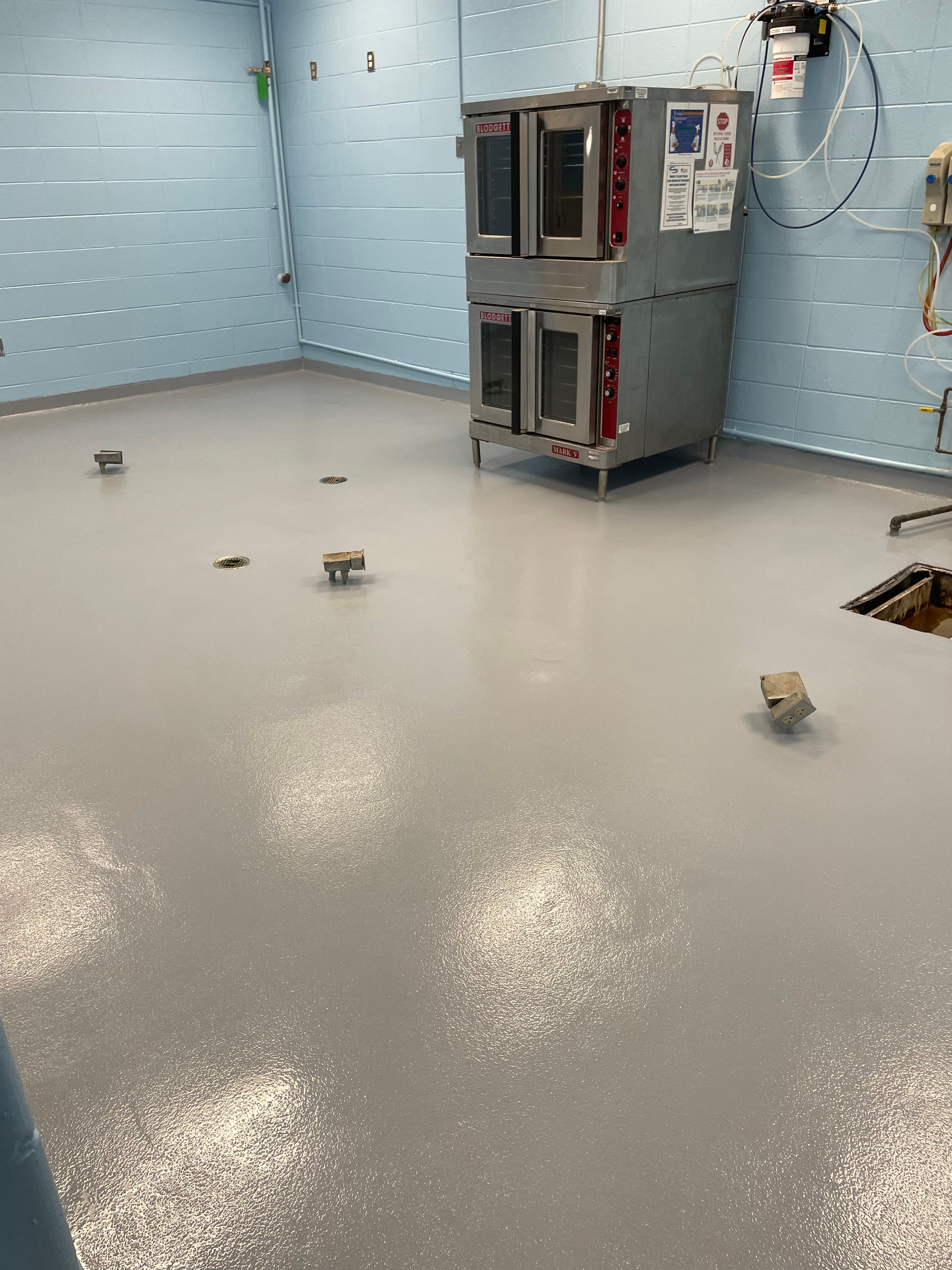 Urethane Cement installation